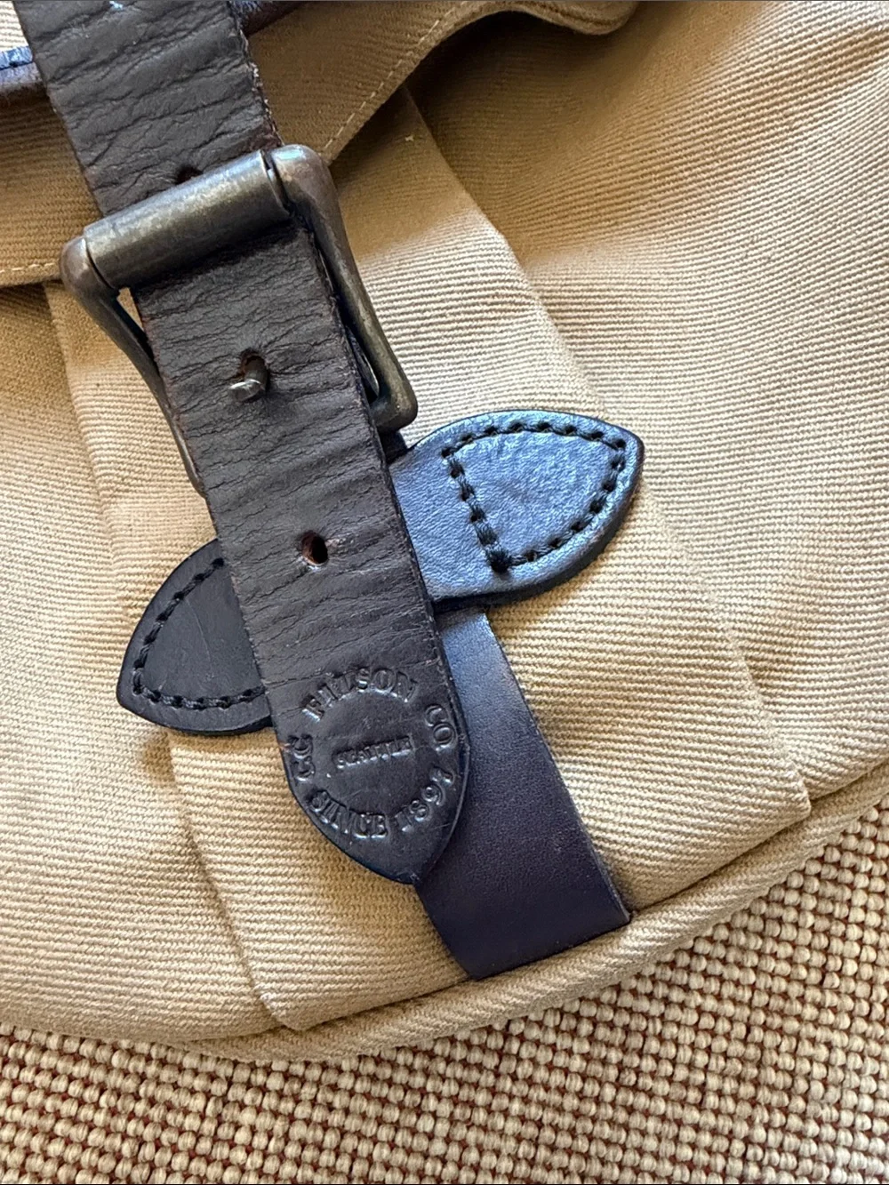 FILSON RUGGED TWILL SMALL FIELD BAG